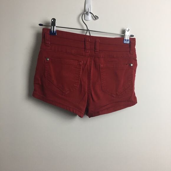 Blue Spice Short Shorts Red Juniors 1 / 2 - Picture 11 of 16